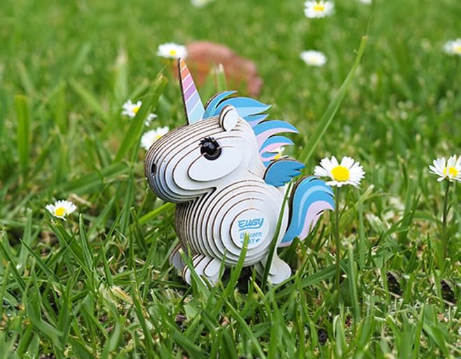 Unicorn 3D Cardboard Model Kit