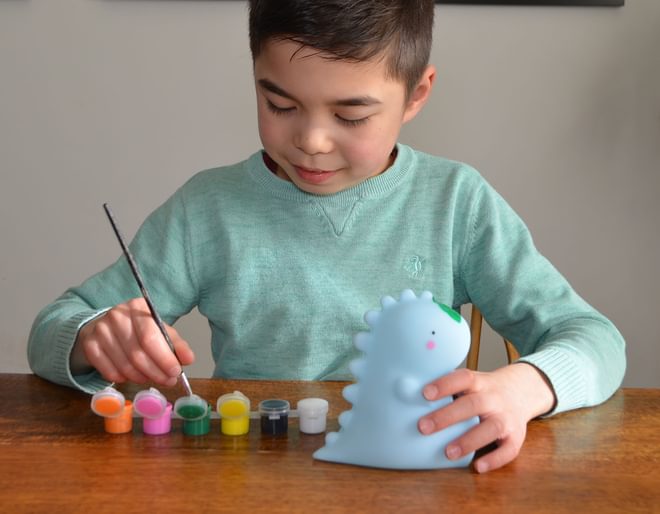 Paint Your Own Light Up Dinosaur