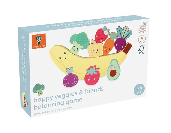Orange Tree Toys Happy Veggies Balancing Game