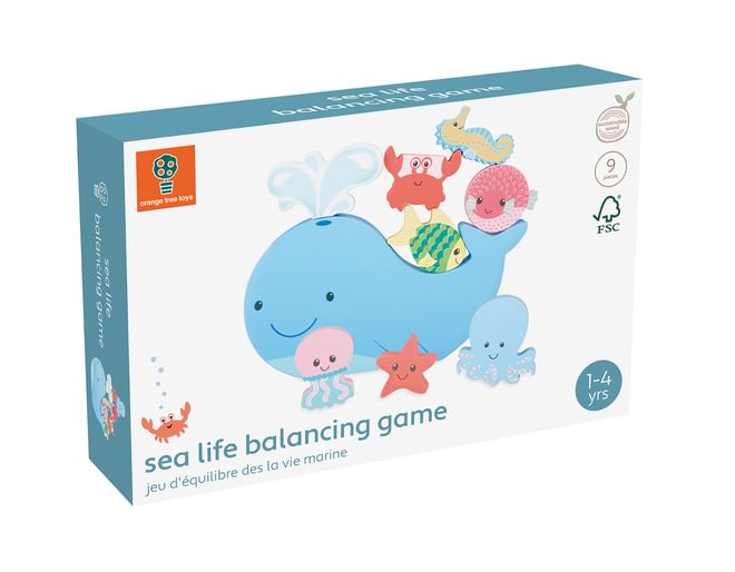 Orange Tree Toys Sea Life Balancing Game