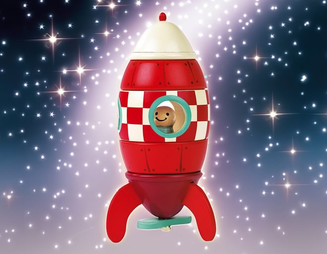 Magnetic Stacking Rocket