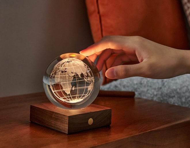 Globe Crystal Light - 3D Effect