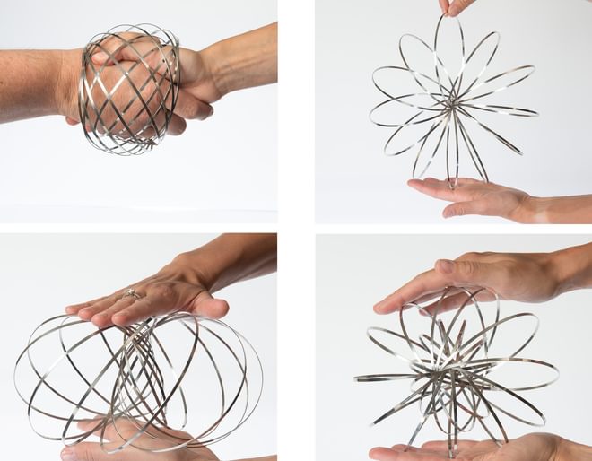 Infinity loop flow rings store