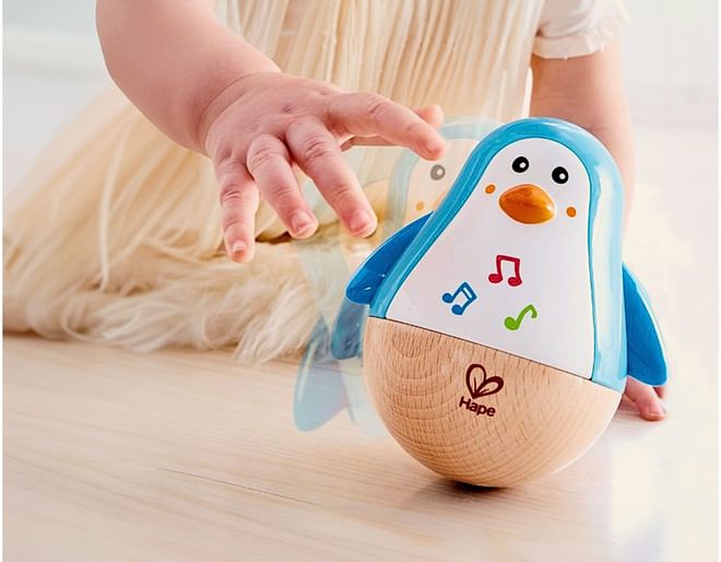 Hape Penguin Musical Wobbler Lifestyle