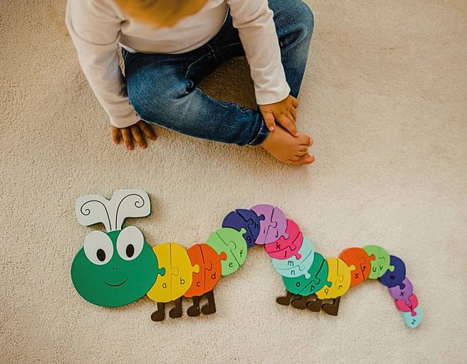 Caterpillar Alphabet Puzzle