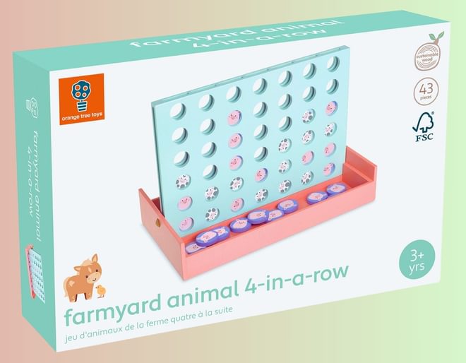 4 In A Row Farmyard Game