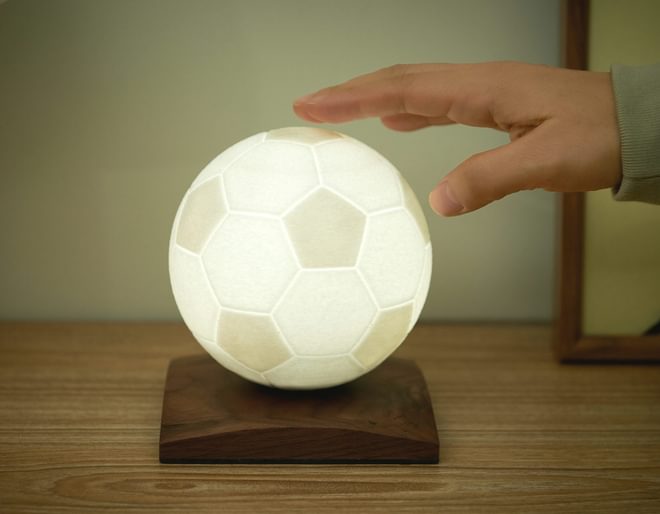 Floating Football Spin Lamp