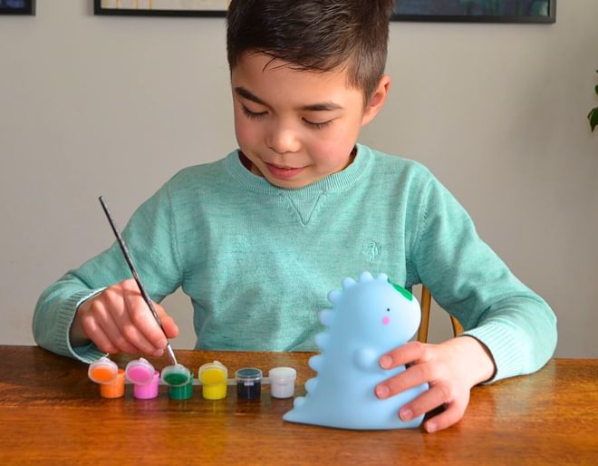 Paint Your Own Light Up Dinosaur