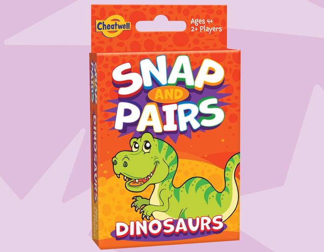 Dinosaur Snap and Pairs Card Game