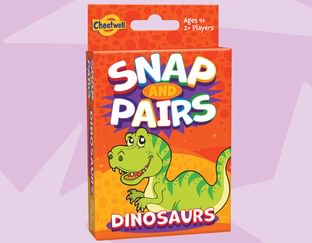 Dinosaur Snap and Pairs Card Game