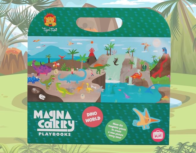 Dino World Magna Carry Play Book