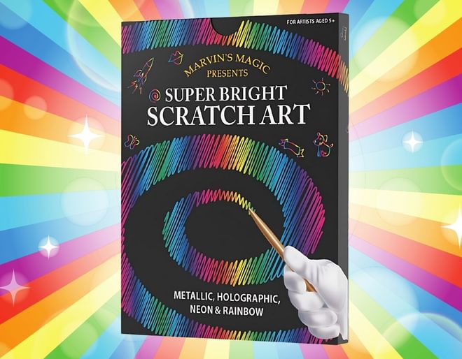 Marvin's Magic Super Bright Scratch Art