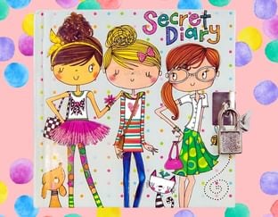 Rachel Ellen Friends Lockable Secret Diary