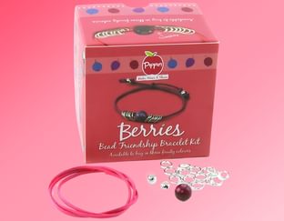Pipkits Raspberry Bead Friendship Bracelet Kit