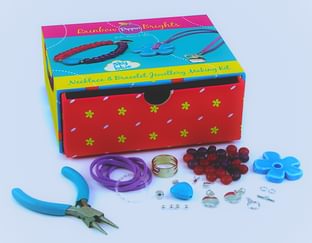 Necklace & Bracelet Making Kit Sky Blue