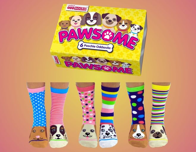 Pawsome Six Odd Socks