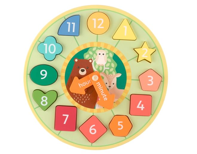 Orange Tree Toys Shape Sorting Clock