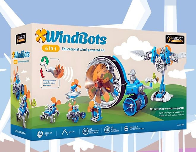 Windbots 6 in 1 Wind Powered Kit