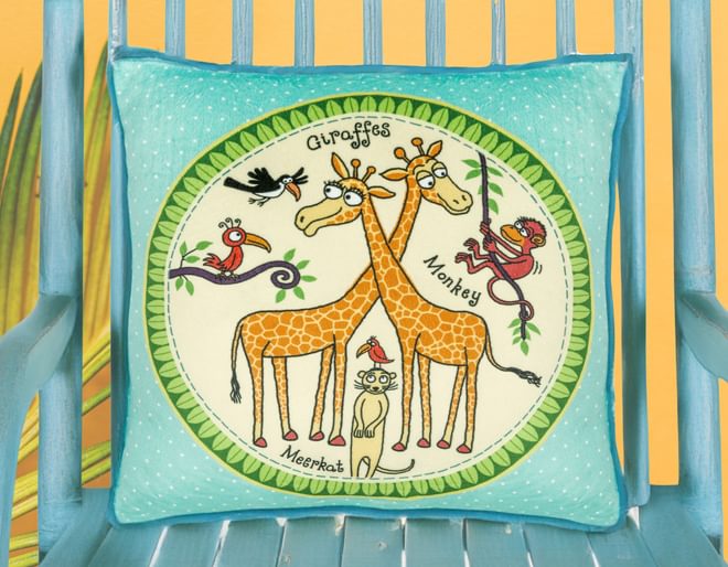 Tyrrell Katz Jungle Plush Cushion