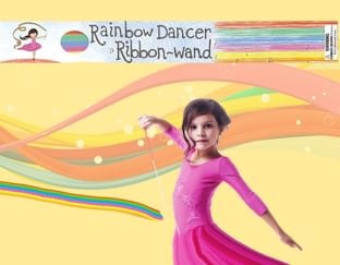 Rainbow Dancer Ribbon Wand