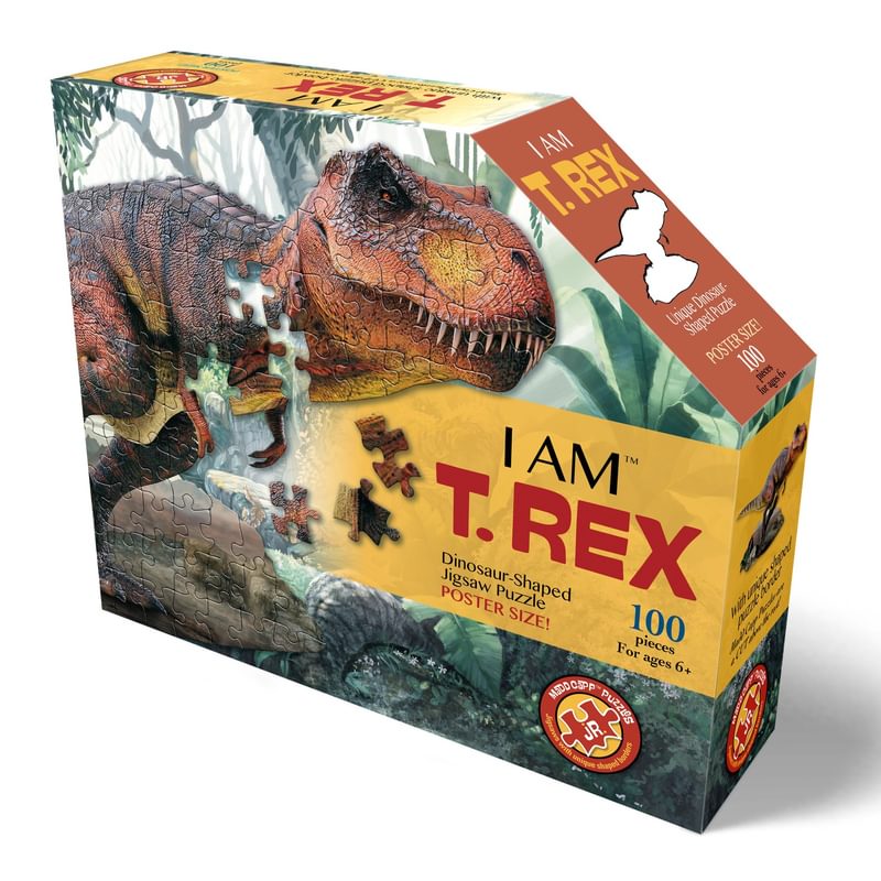T-Rex Dinosaur Shaped Giant Jigsaw Puzzle