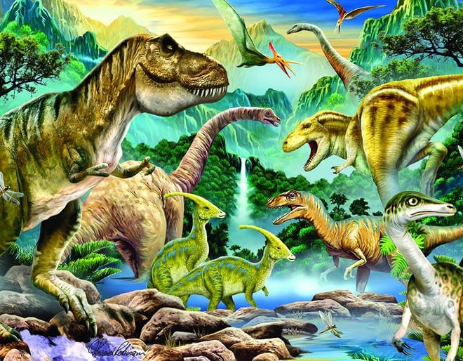 Dinosaur Valley 3D Jigsaw Puzzle