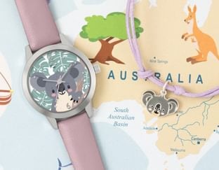 Koala Watch and Bracelet Set