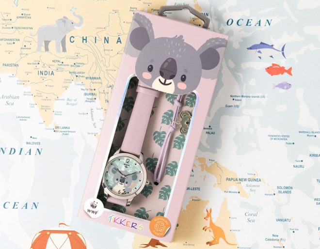 Koala Watch and Bracelet Set