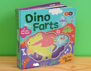 Dino Farts Scratch and Sniff Book