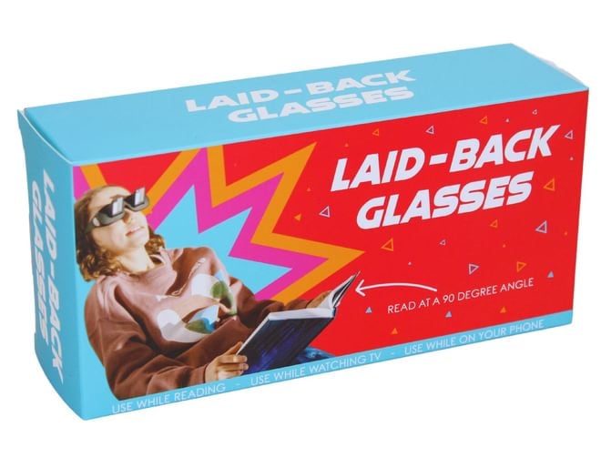 Laid-Back Glasses Lazy Readers