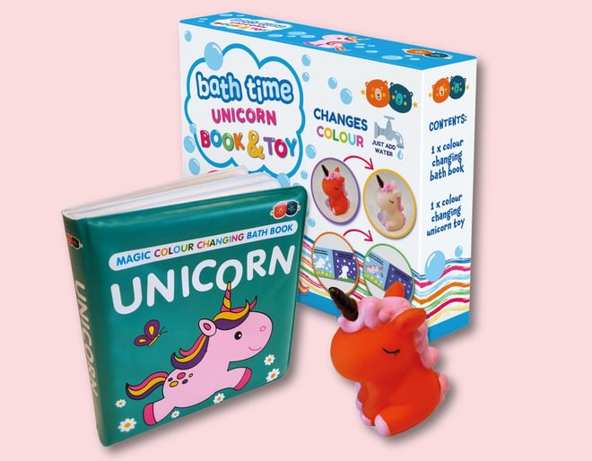 Bath Time Unicorn Book & Toy