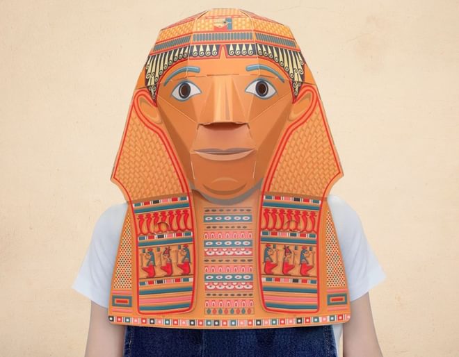 Create Your Own Egyptian Head Mask