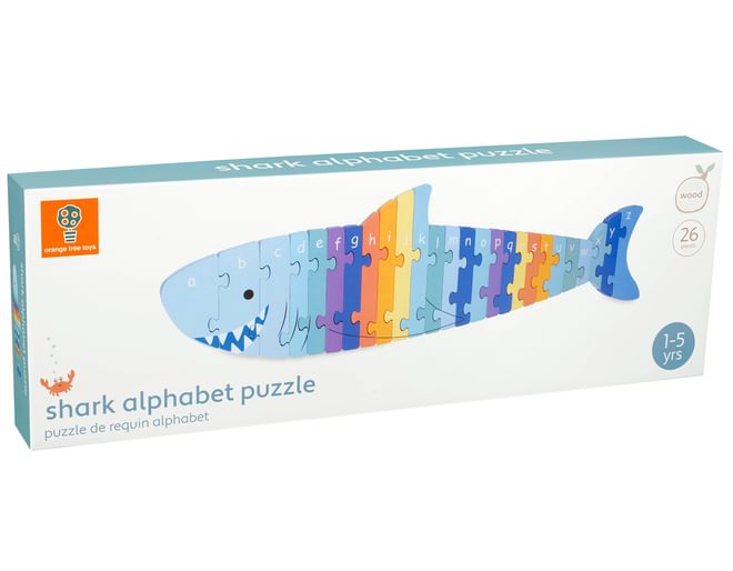 Orange Tree Toys Shark Alphabet Puzzle