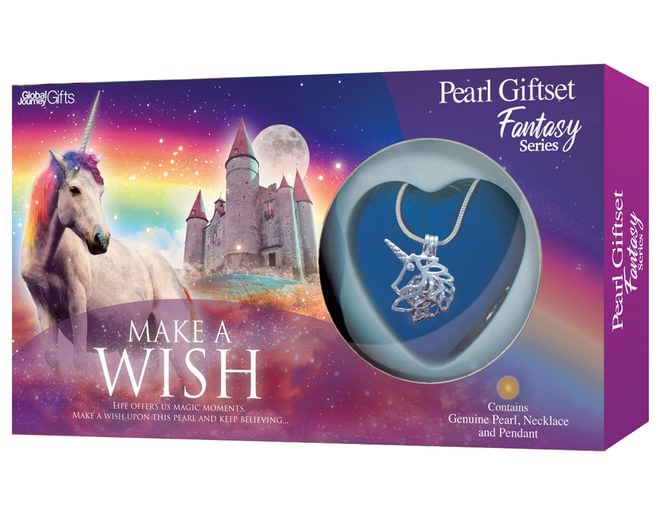 Unicorn pearl necklace on sale
