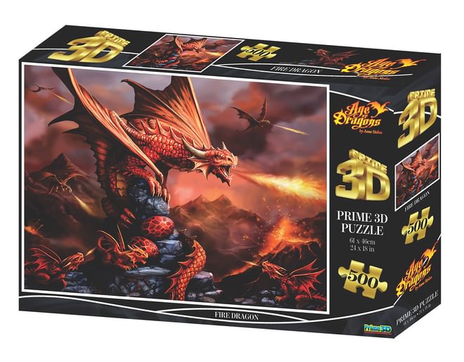 Fire Dragon 3D Puzzle