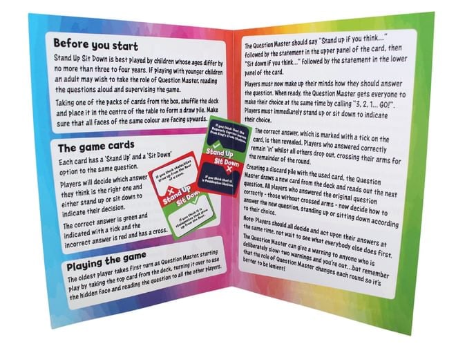 Stand Up! Sit Down? Rules