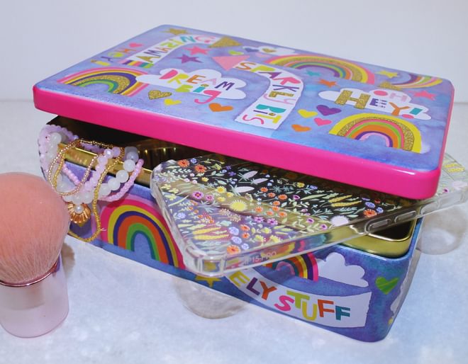 Sparkly Storage Tin
