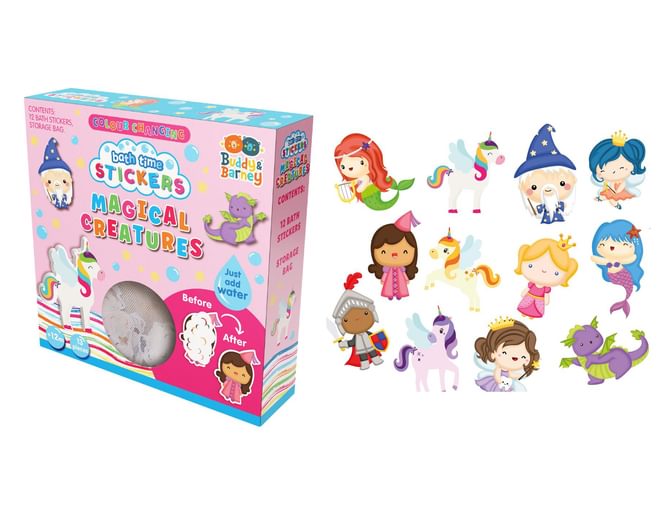 Bath Time Stickers Magical Creatures