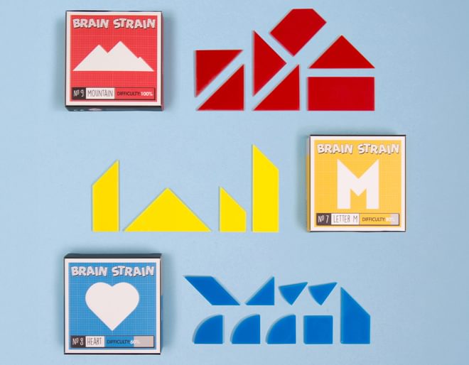 Brain Strain - 3 Puzzles