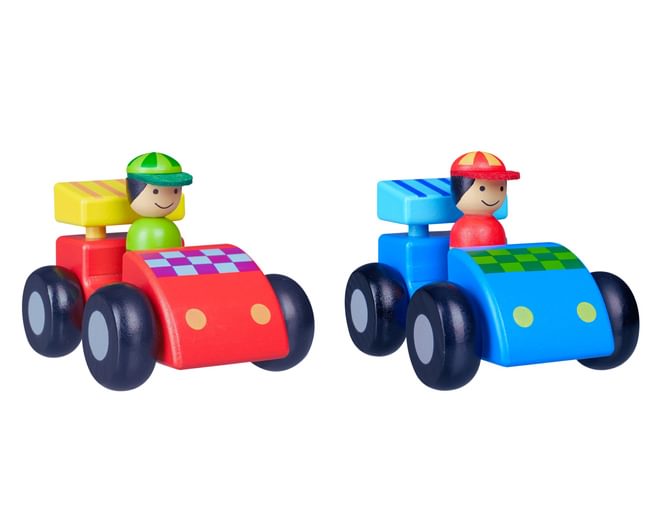 Orange Tree Toys Wooden Racing Cars Set