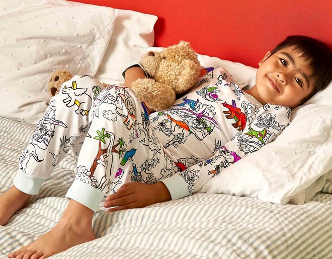 Dinosaur Colour-In PJ's