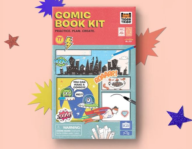 Tiger Tribe Comic Book Kit