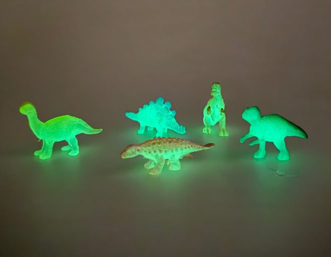 Glow in the dark dinsaurs