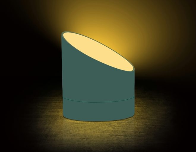 Gingko Design Edge Light Alarm Clock