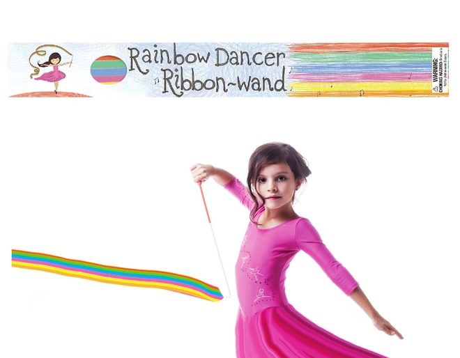 House of Marbles Rainbow Dancer Ribbon Wand