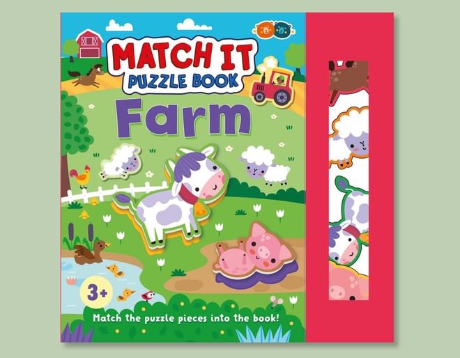 Match It Farm Puzzle Book