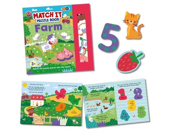 Buddy & Barney Match It Farm Puzzle Book