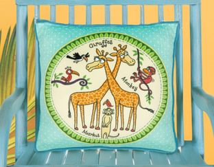 Tyrrell Katz Jungle Plush Cushion