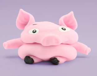 Stretch 'n' Smash pig