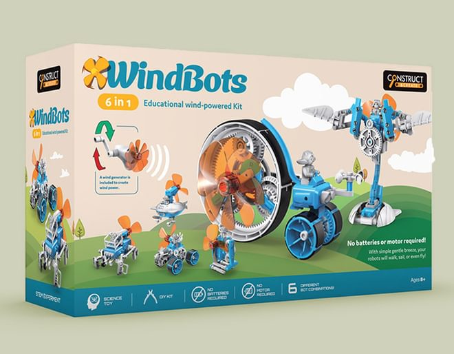 Windbots 6 in 1 Wind Powered Kit